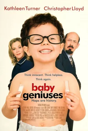 Baby Geniuses (1999) White Water Bottle With Carabiner
