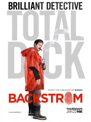 Backstrom (2013) White Water Bottle With Carabiner