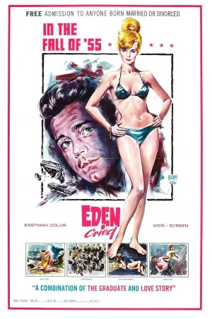 Eden Cried (1967) White Water Bottle With Carabiner
