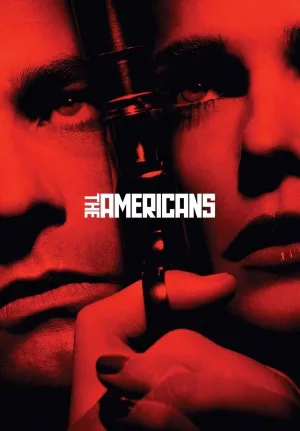 The Americans (2013) White Water Bottle With Carabiner