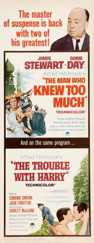 The Man Who Knew Too Much (1956) White Water Bottle With Carabiner