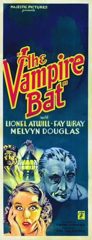 The Vampire Bat (1933) White Water Bottle With Carabiner