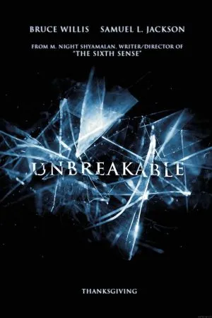 Unbreakable (2000) White Water Bottle With Carabiner
