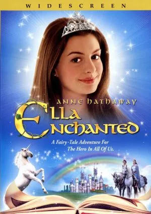 Ella Enchanted (2004) White Water Bottle With Carabiner