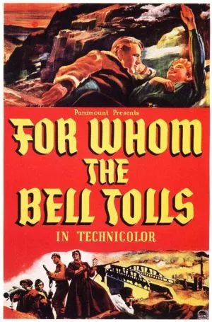 For Whom the Bell Tolls (1943) White Water Bottle With Carabiner