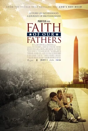 Faith of Our Fathers (2015) White Water Bottle With Carabiner