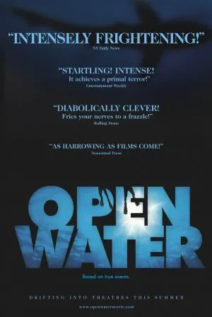 Open Water (2003) White Water Bottle With Carabiner
