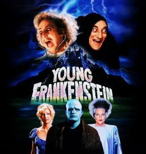 Young Frankenstein (1974) White Water Bottle With Carabiner