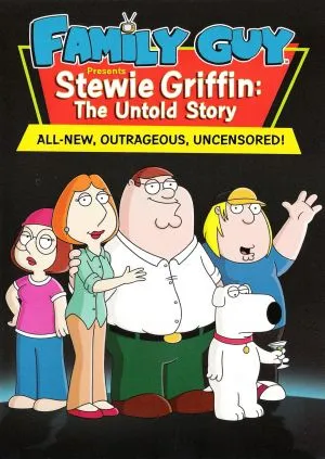 Family Guy Presents Stewie Griffin: The Untold Story (2005) White Water Bottle With Carabiner