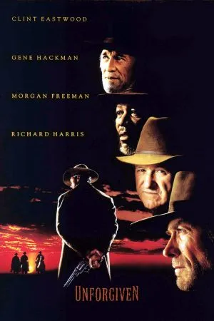 Unforgiven (1992) White Water Bottle With Carabiner
