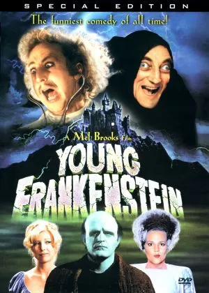 Young Frankenstein (1974) White Water Bottle With Carabiner