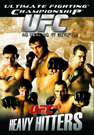 UFC 53: Heavy Hitters (2005) White Water Bottle With Carabiner