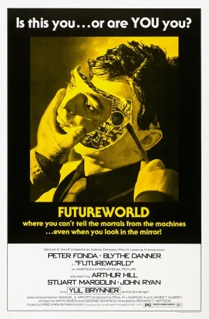 Futureworld (1976) White Water Bottle With Carabiner