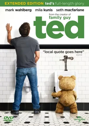 Ted (2012) White Water Bottle With Carabiner
