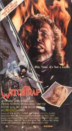 Witchtrap (1989) White Water Bottle With Carabiner