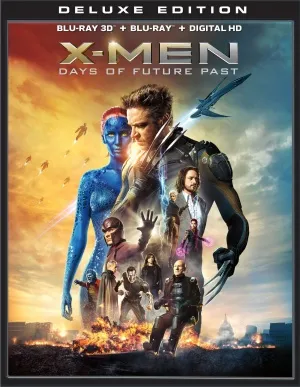 X-Men: Days of Future Past (2014) White Water Bottle With Carabiner