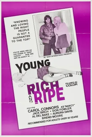Young, Rich and Ripe (1974) White Water Bottle With Carabiner