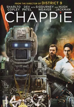 Chappie (2015) White Water Bottle With Carabiner