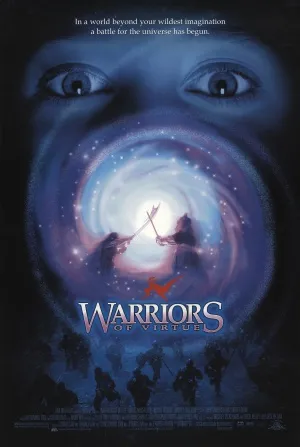 Warriors of Virtue (1997) White Water Bottle With Carabiner