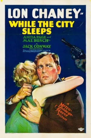 While the City Sleeps (1928) Men's TShirt