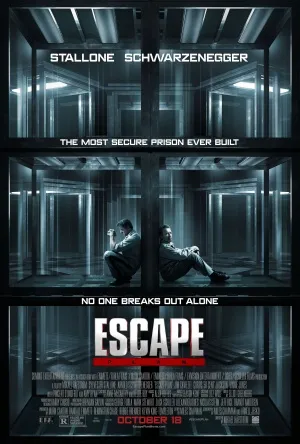 Escape Plan (2013) White Water Bottle With Carabiner