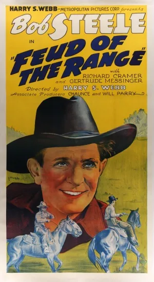 Feud of the Range (1939) White Water Bottle With Carabiner