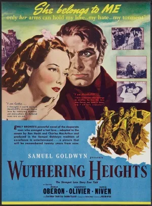 Wuthering Heights (1939) White Water Bottle With Carabiner