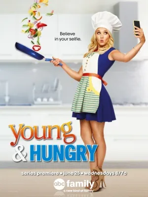 Young n Hungry (2014) White Water Bottle With Carabiner