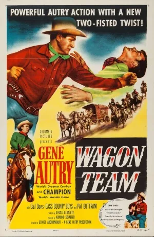 Wagon Team (1952) White Water Bottle With Carabiner