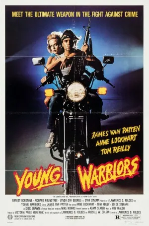 Young Warriors (1983) White Water Bottle With Carabiner