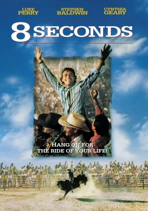 8 Seconds (1994) White Water Bottle With Carabiner