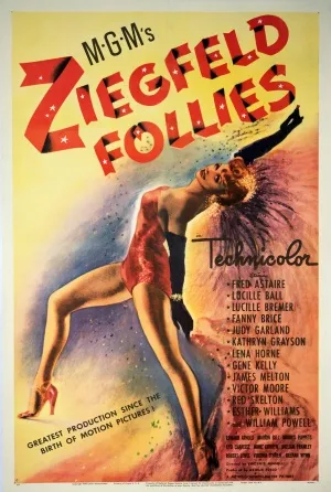 Ziegfeld Follies (1946) Women's Junior Cut Crewneck T-Shirt