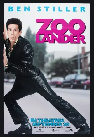 Zoolander (2001) White Water Bottle With Carabiner