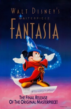 Fantasia (1940) White Water Bottle With Carabiner