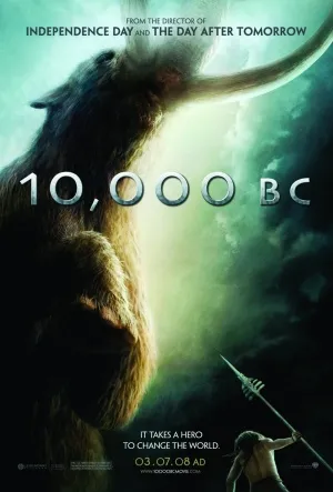 10,000 BC (2008) White Water Bottle With Carabiner