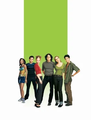 10 Things I Hate About You (1999) White Water Bottle With Carabiner