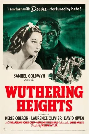 Wuthering Heights (1939) White Water Bottle With Carabiner