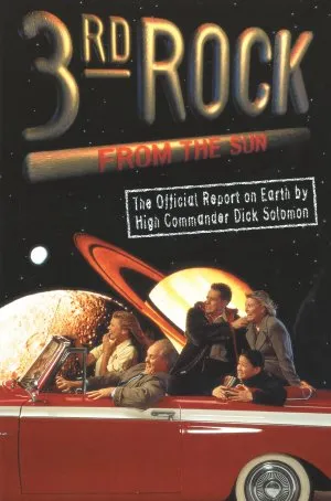 3rd Rock from the Sun (1996) White Water Bottle With Carabiner