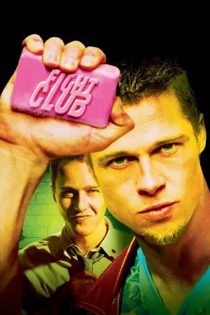 Fight Club (1999) White Water Bottle With Carabiner