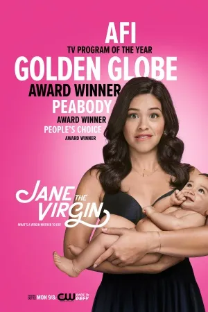 Jane the Virgin (2014) White Water Bottle With Carabiner