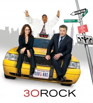 30 Rock (2006) White Water Bottle With Carabiner