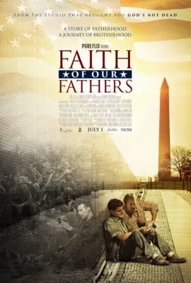 Faith of Our Fathers (2015) White Water Bottle With Carabiner