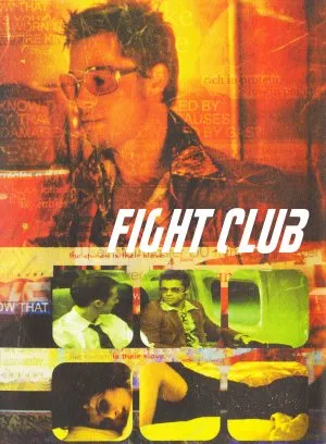 Fight Club (1999) White Water Bottle With Carabiner