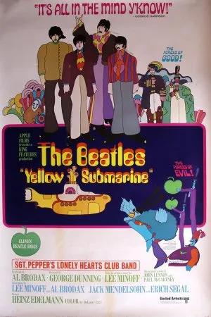 Yellow Submarine (1968) 11oz Metallic Silver Mug