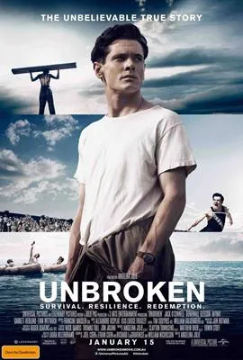 Unbroken (2014) White Water Bottle With Carabiner