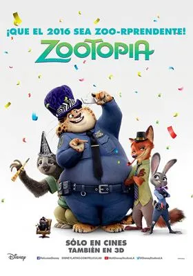 Zootopia (2016) 16oz Frosted Beer Stein