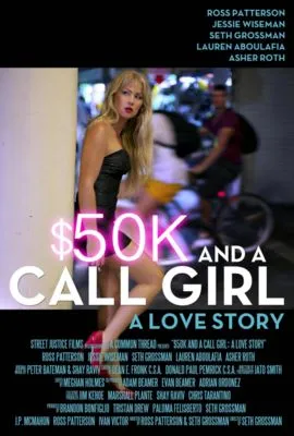 50K and a Call Girl A Love Story (2014) White Water Bottle With Carabiner