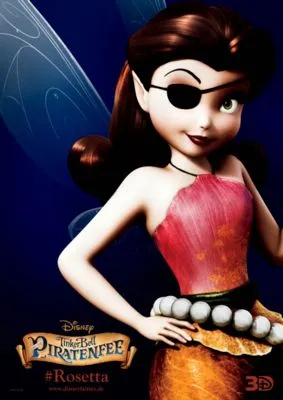 The Pirate Fairy (2014) White Water Bottle With Carabiner