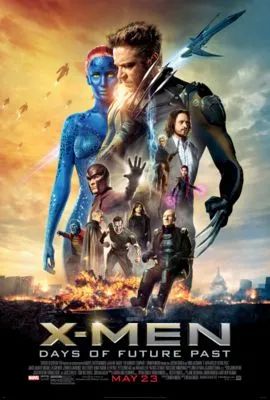 X-Men Days of Future Past (2014) White Water Bottle With Carabiner