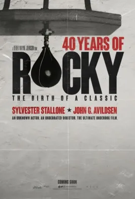 40 Years of Rocky The Birth of a Classic (2017) White Water Bottle With Carabiner